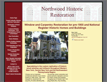 Tablet Screenshot of northwoodrestoration.com